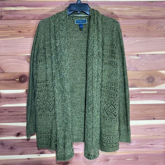 KAREN SCOTT Cardigan Green‎ Size XS - Picture 1 of 7